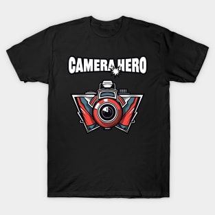 Camera Hero – Super Hero Photographer T-Shirt